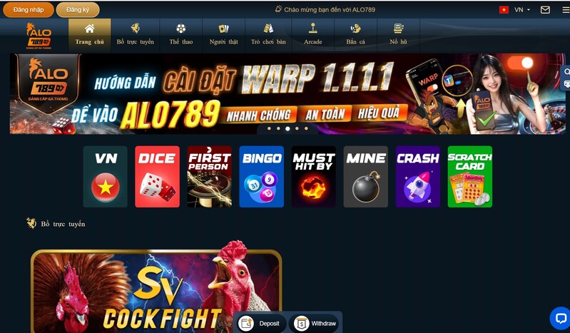 3. Hướng dẫn tham gia alo789 đá gà trực tiếp